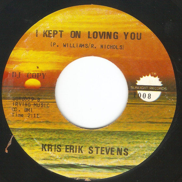 Kris Erik Stevens : Training Wheels/I Kept On Loving You (7", Single)