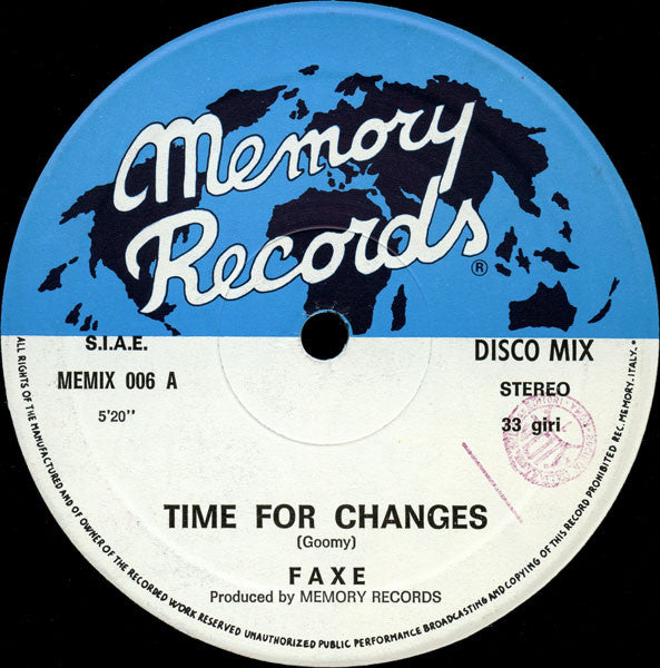 Faxe : Time For Changes (12")