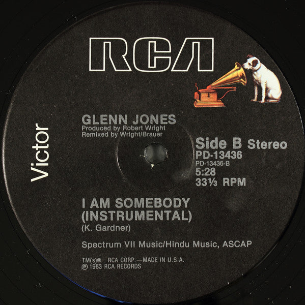 Glenn Jones : I Am Somebody (12")