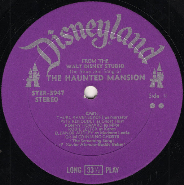 Walt Disney Studio : The Story And Song From The Haunted Mansion (LP, Album, Pur)