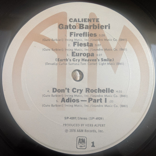 Gato Barbieri : Caliente! (LP, Album, San)