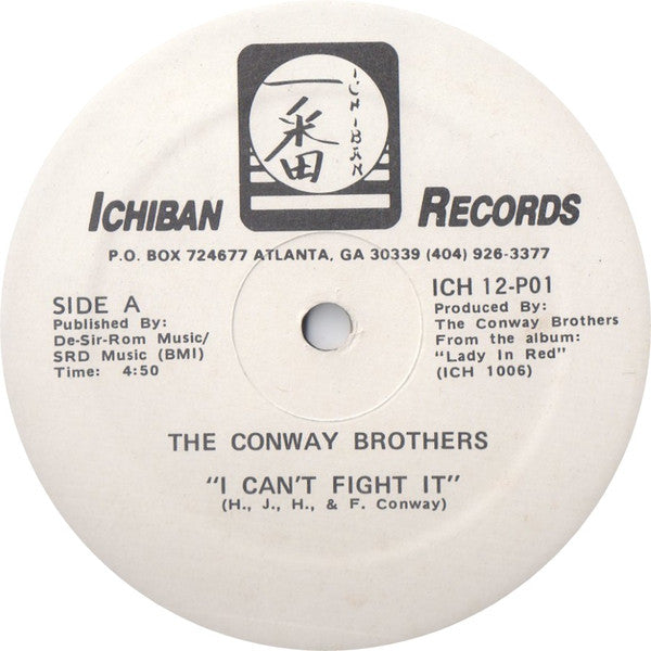 The Conway Brothers : I Can't Fight It (12", Promo)