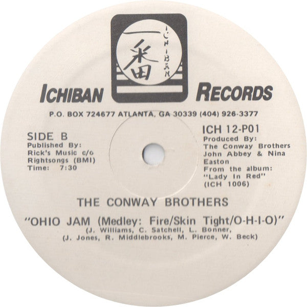 The Conway Brothers : I Can't Fight It (12", Promo)