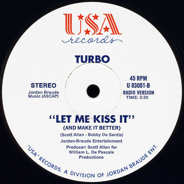 Turbo (34) : Let Me Kiss It (And Make It Better) (12")