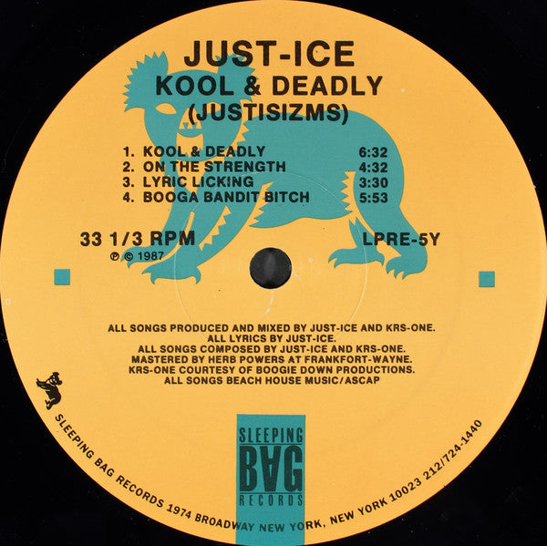 Just-Ice : Kool & Deadly (Justicizms) (LP, Album)