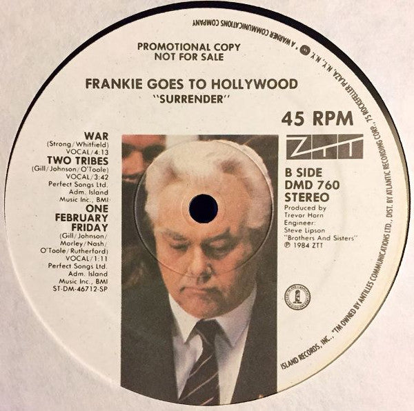 Frankie Goes To Hollywood : Two Tribes (Annihilation) (12", Promo)