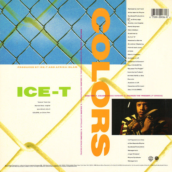 Ice-T : Colors (12", Maxi)