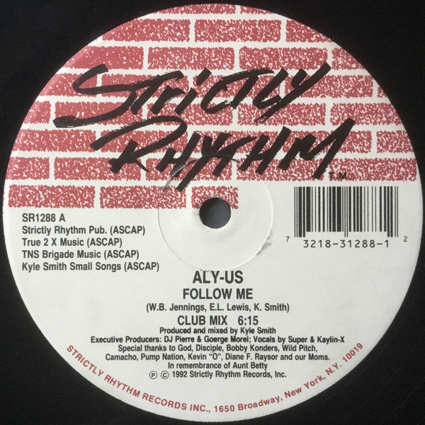 Aly-Us : Follow Me (12", Eur)