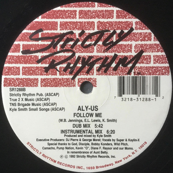 Aly-Us : Follow Me (12", Eur)