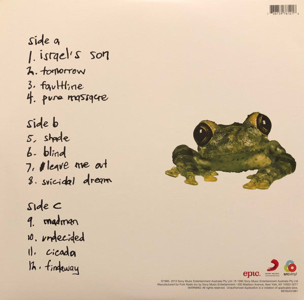 Silverchair : Frogstomp (LP, Sil + LP, S/Sided, Etch, Sil + Album, RE, Gat)