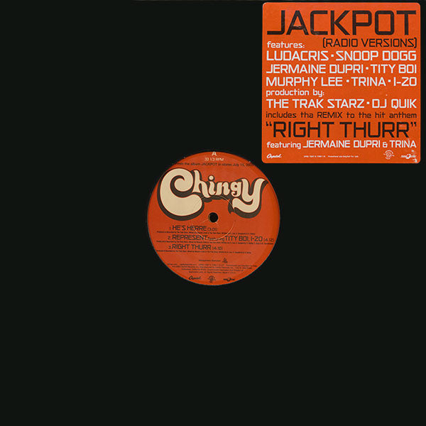 Chingy : Jackpot (Radio Versions) (2xLP, Album, Promo, Cle)