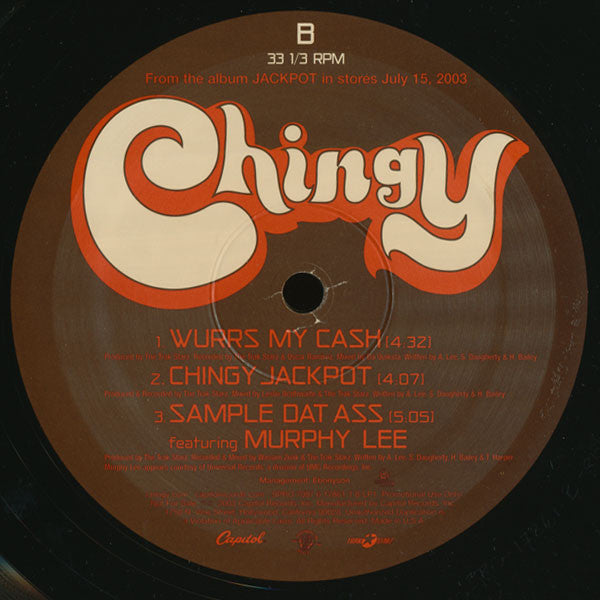 Chingy : Jackpot (Radio Versions) (2xLP, Album, Promo, Cle)