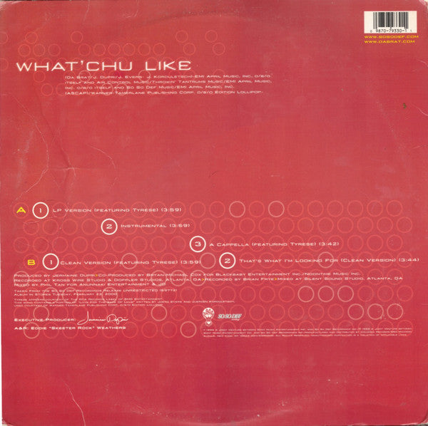 Da Brat : What'chu Like (12")