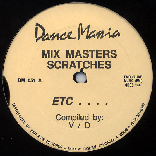 Mix Masters / The Track Stars : Scratches Etc . . . . / Computer (12")