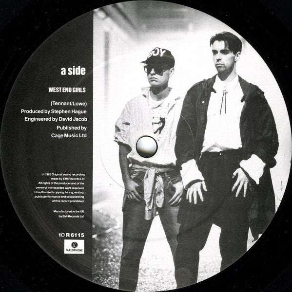 Pet Shop Boys : West End Girls (10", Single, Ltd)