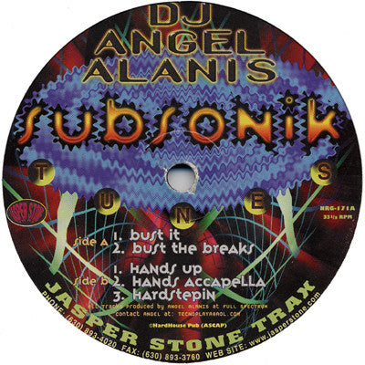 Angel Alanis : Subsonik Tunes (12")