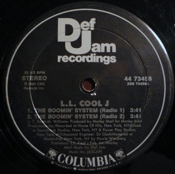 LL Cool J : The Boomin' System (12")