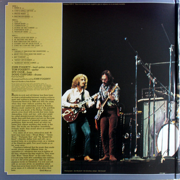 Creedence Clearwater Revival Featuring John Fogerty : Chronicle - The 20 Greatest Hits (2xLP, Comp, RE, RP, Gat)