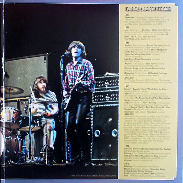 Creedence Clearwater Revival Featuring John Fogerty : Chronicle - The 20 Greatest Hits (2xLP, Comp, RE, RP, Gat)