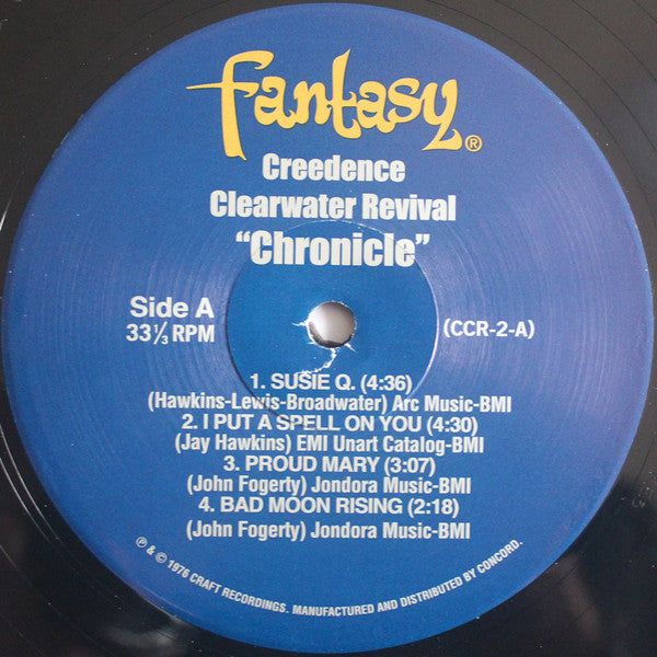 Creedence Clearwater Revival Featuring John Fogerty : Chronicle - The 20 Greatest Hits (2xLP, Comp, RE, RP, Gat)