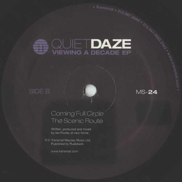 Quiet Daze : Viewing A Decade EP (12", EP)