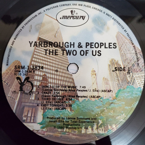 Yarbrough & Peoples : The Two Of Us (LP, Album, 72 )