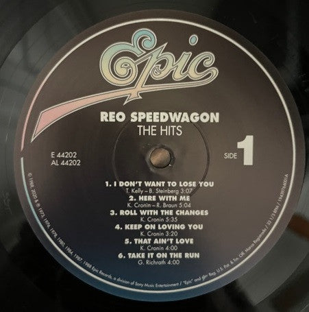 REO Speedwagon : The Hits (LP, Comp, RE)