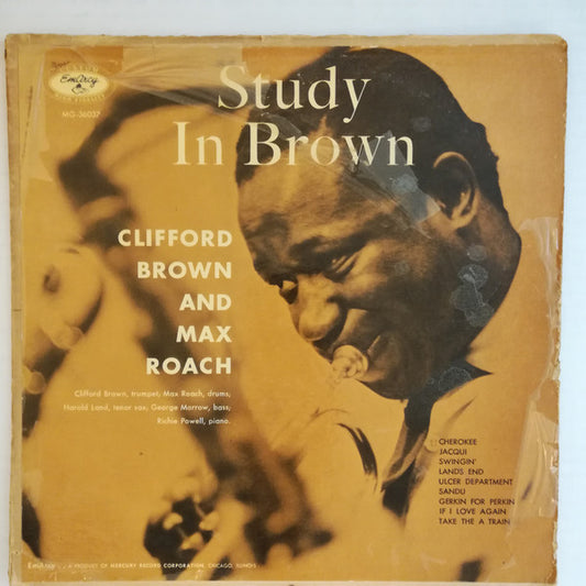Clifford Brown And Max Roach : Study In Brown (LP, Album, Mono, RP)