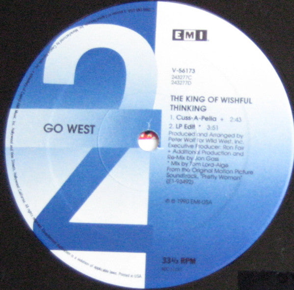 Go West : The King Of Wishful Thinking (12")