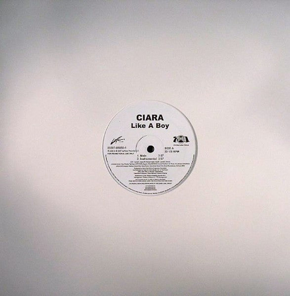 Ciara (2) : Like A Boy (12", Promo)