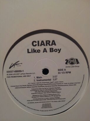 Ciara (2) : Like A Boy (12", Promo)