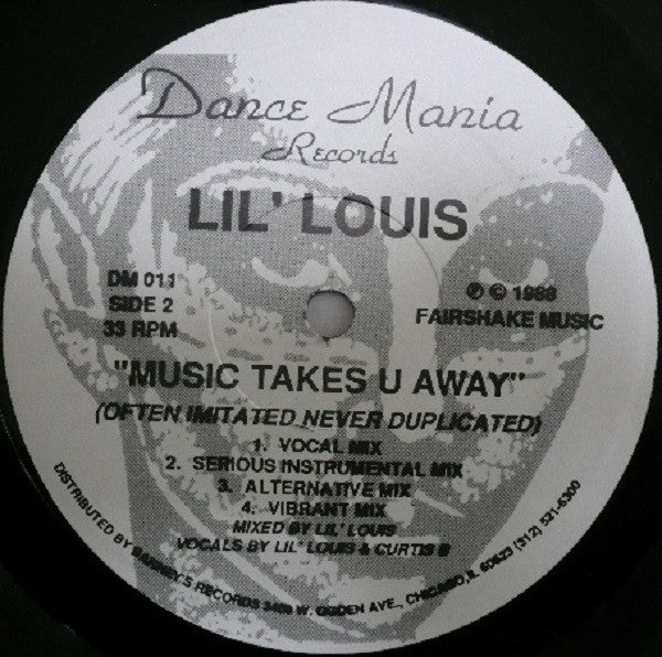 Lil' Louis : The Original Video Clash (12", RP, Whi)