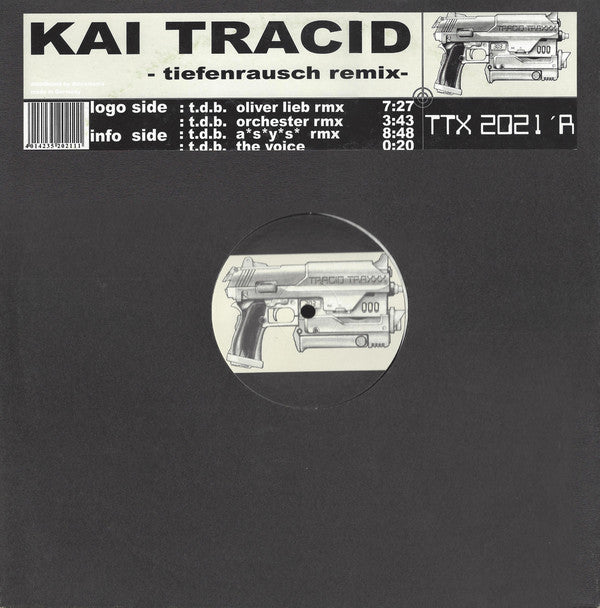 Kai Tracid : Tiefenrausch (Remix) (12")