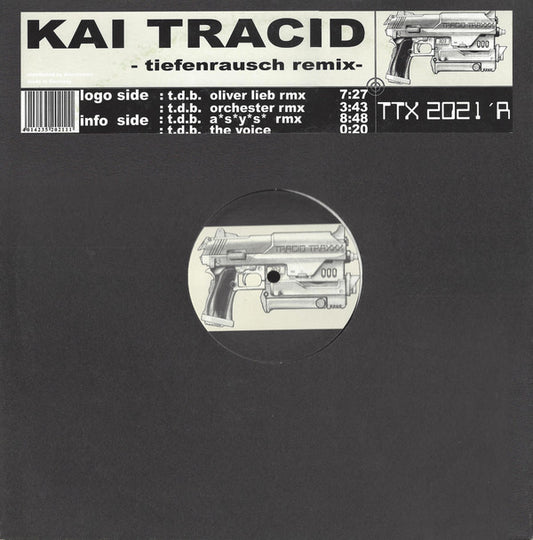 Kai Tracid : Tiefenrausch (Remix) (12")