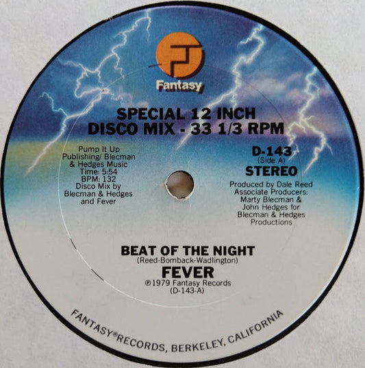 Fever (3) : Beat Of The Night / Pump It Up (12", San)