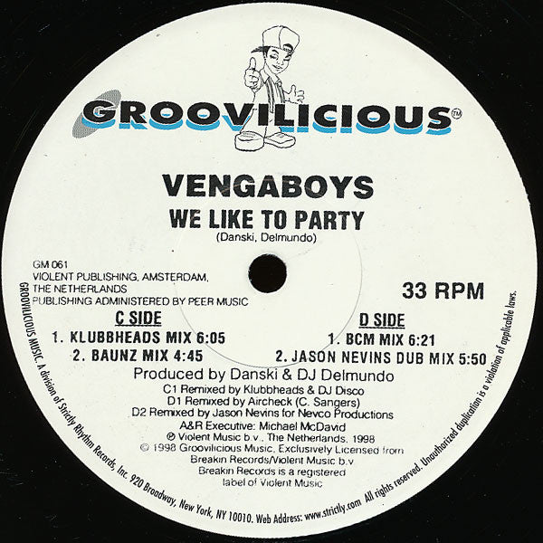 Vengaboys : We Like To Party (2x12")