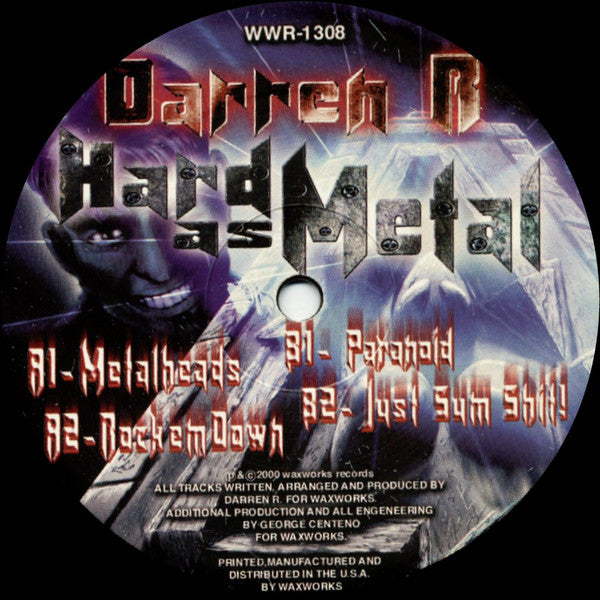 Darren R. : Hard As Metal (12")