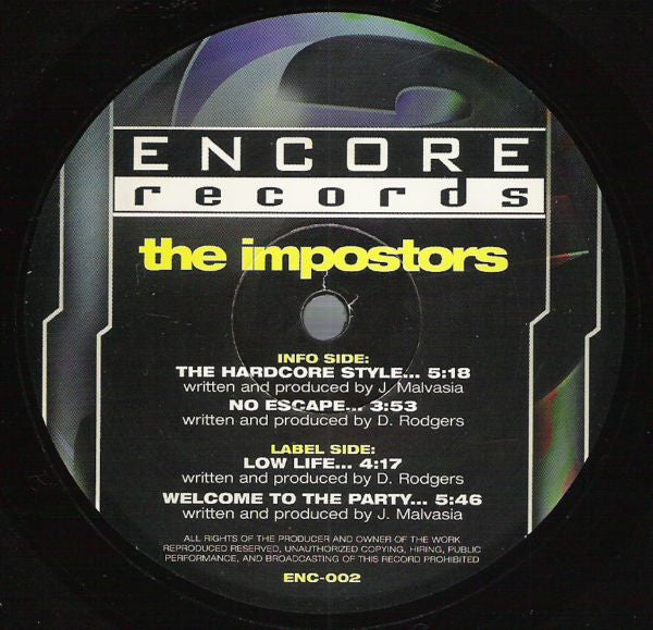 The Impostors : Lowlife (12")