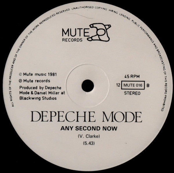 Depeche Mode : Just Can't Get Enough (Schizo Mix) (12", Single, RP)