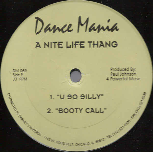 Paul Johnson : A Nite Life Thang (12")