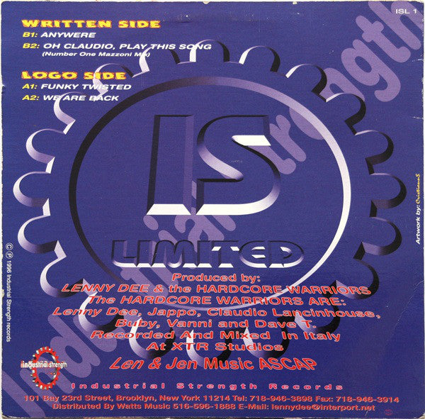 Lenny Dee And The Hardcore Warriors : Funky Twisted (12")