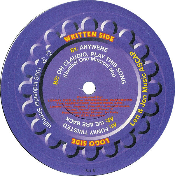 Lenny Dee And The Hardcore Warriors : Funky Twisted (12")