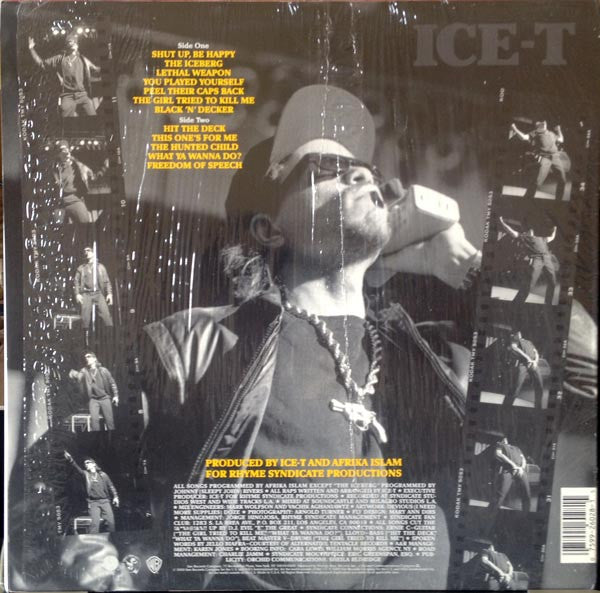 Ice-T : The Iceberg (Freedom Of Speech... Just Watch What You Say) (LP, Album)