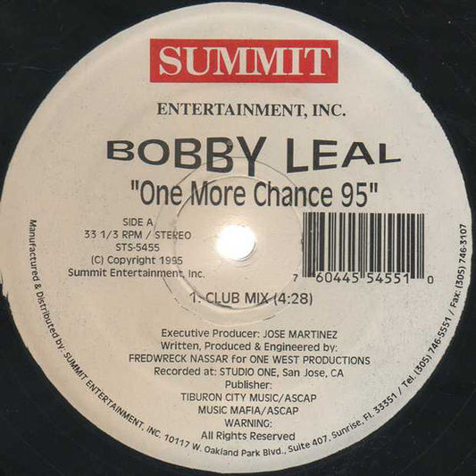 Bobby Leal : One More Chance 95 (12")