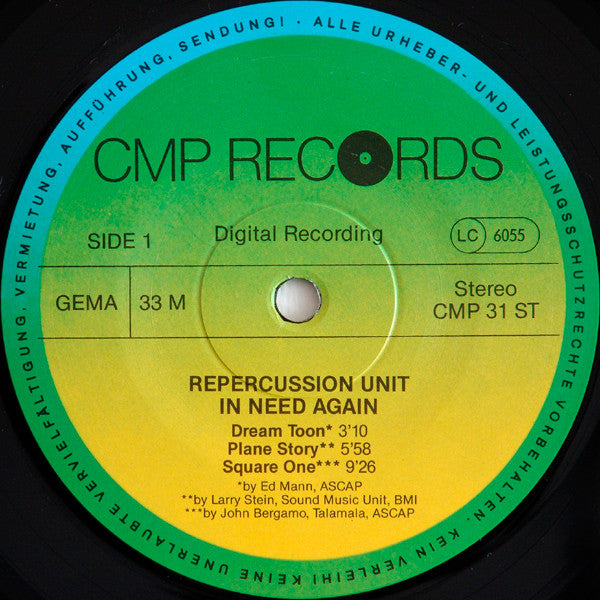 Repercussion Unit : In Need Again (LP)