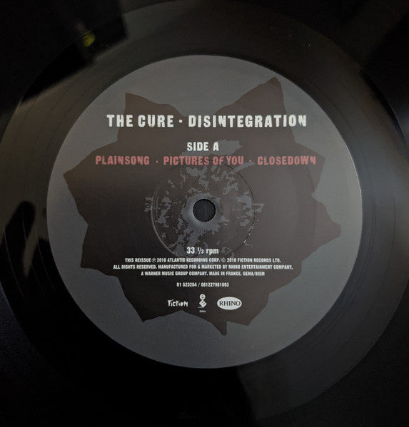The Cure : Disintegration  (2xLP, Album, RE, RM, RP, Gat)
