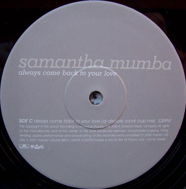 Samantha Mumba : Always Come Back To Your Love (2x12", Promo)