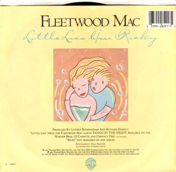 Fleetwood Mac : Little Lies (7", Single, Styrene)