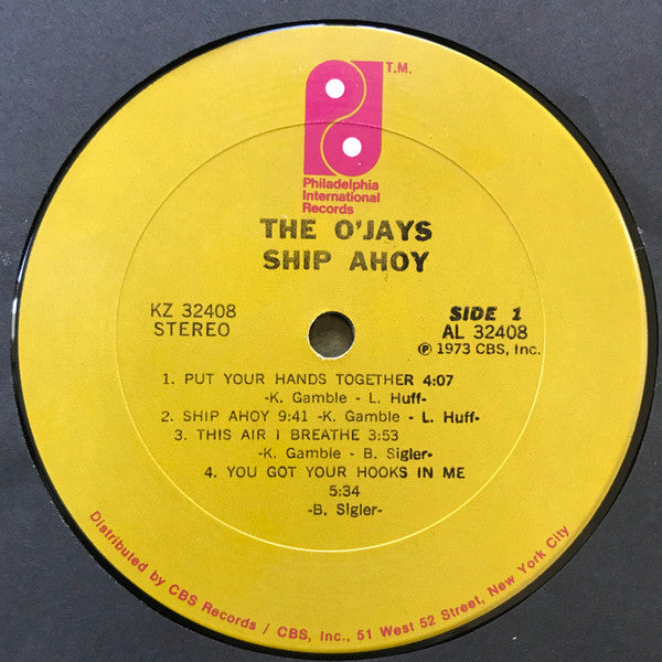 The O'Jays : Ship Ahoy (LP, Album, Gat)