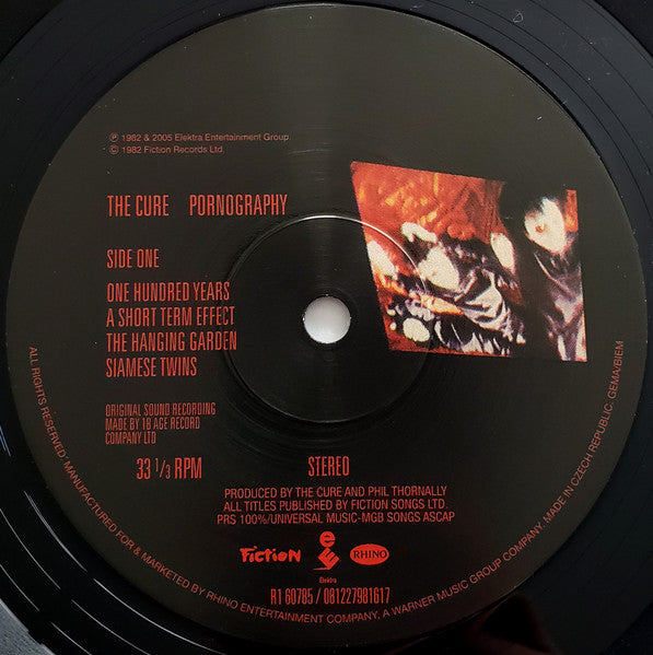 The Cure : Pornography (LP, Album, RE, RM, RP, 180)
